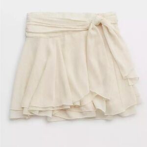 aerie wrap mini skirt!!